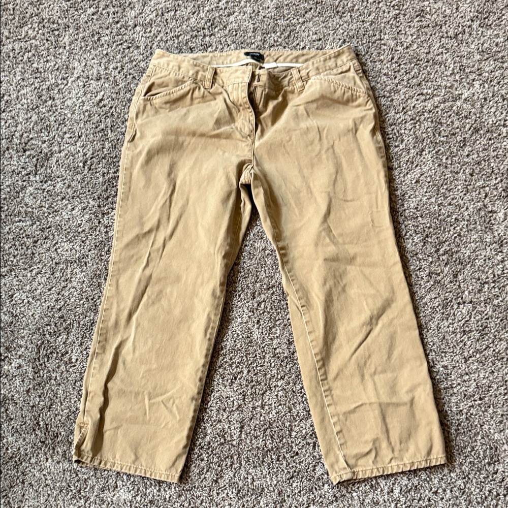 J. Crew Women’s  Tan Crop Tops Pants